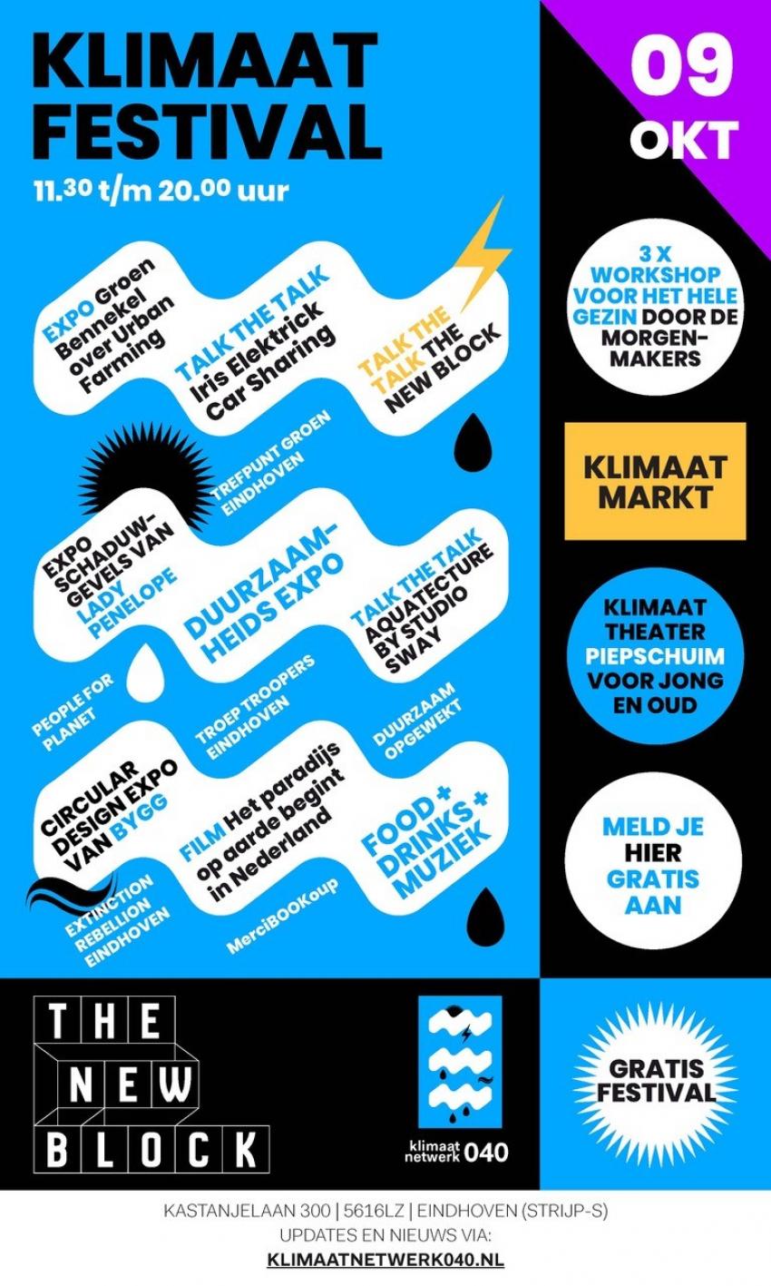 Klimaatfestival 9 oktober