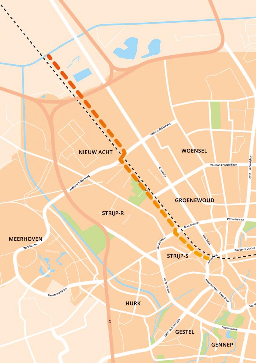 Routekaart onderzoek, klik voor een vergroting